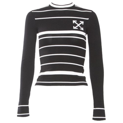 Pre-owned Off-white Jumper In Black