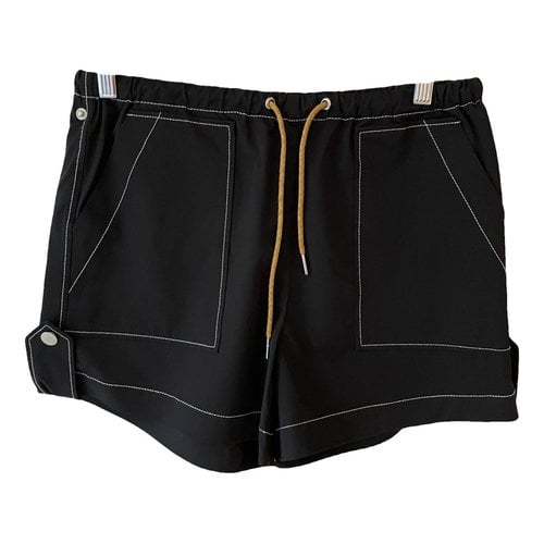 Pre-owned Ganni Spring Summer 2020 Shorts In Black