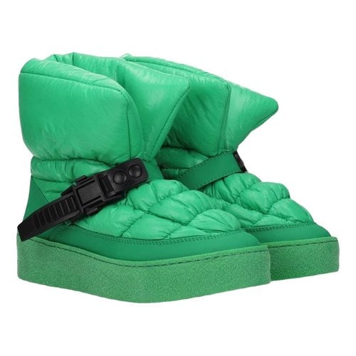 Pre-owned Khrisjoy Snow Boots In Green