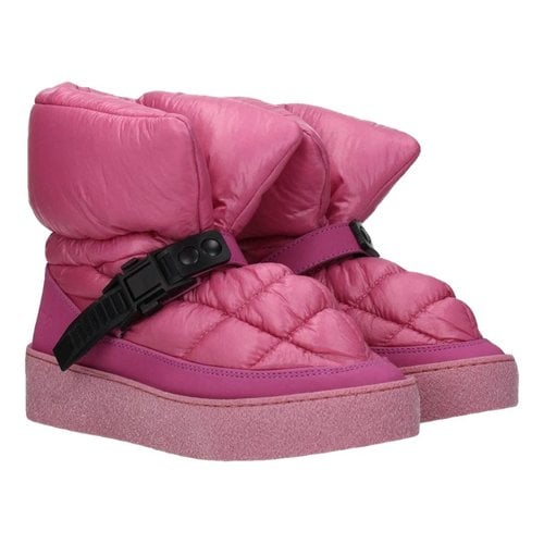 Pre-owned Khrisjoy Snow Boots In Pink