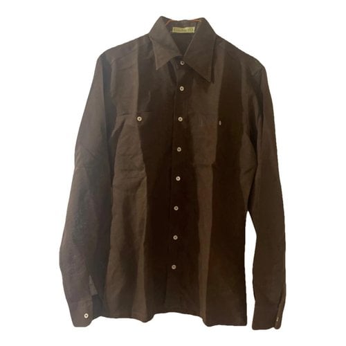 Pre-owned Cacharel Linen Shirt In Brown