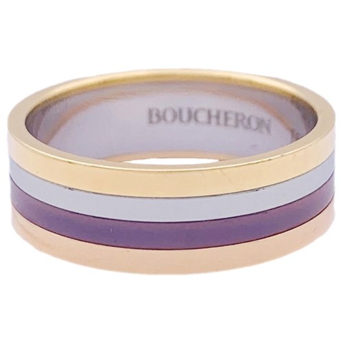 Pre-owned Boucheron Quatre Pink Gold Ring