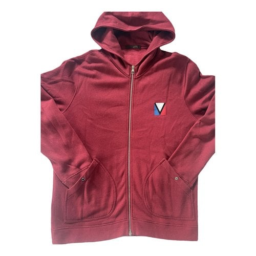 Pre-owned Louis Vuitton Vest In Burgundy