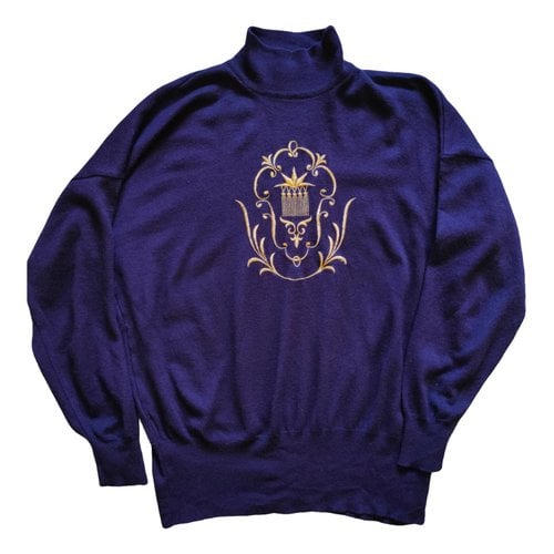 Pre-owned Givenchy Wool Sweatshirt In Blue