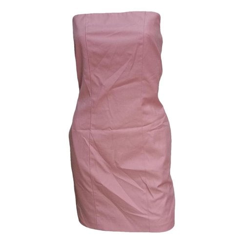 Pre-owned Rokh Mini Dress In Pink