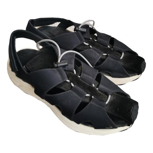 Pre-owned Off-white Sandals In Navy
