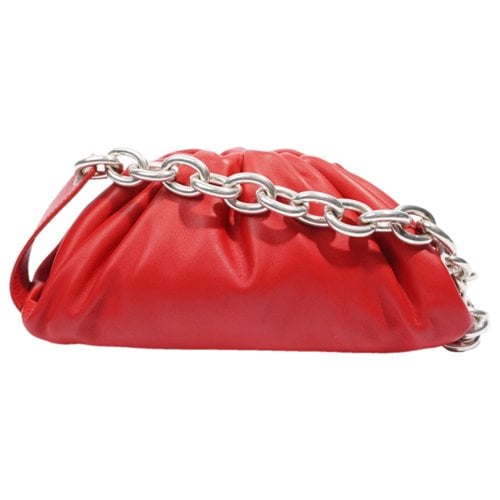 Pre-owned Bottega Veneta Leather Mini Bag In Red