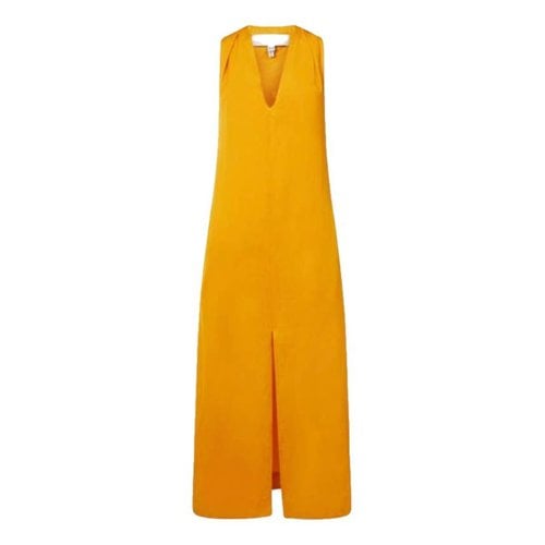 Pre-owned Reiss Maxi Dress In Yellow
