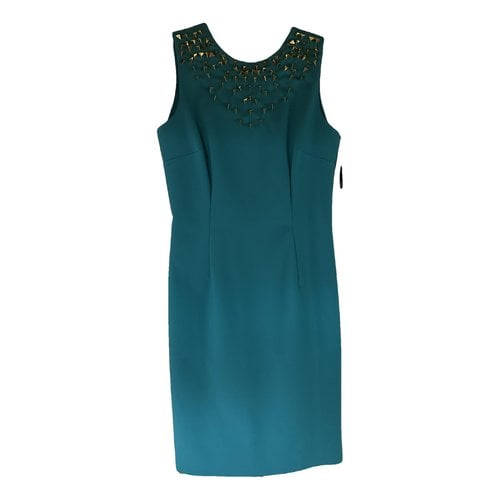 Pre-owned Versus Mini Dress In Turquoise