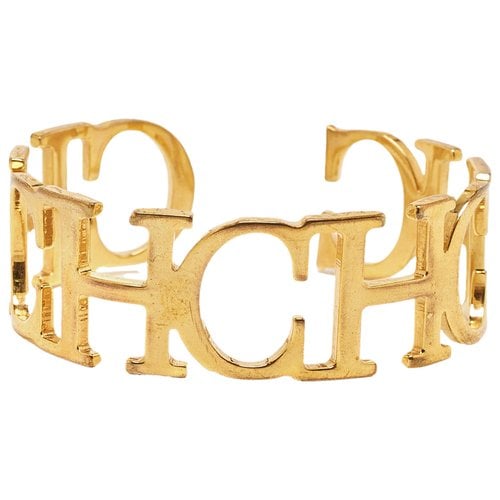 Pre-owned Carolina Herrera Silver Jewellery Set In Gold