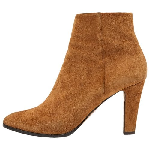 Pre-owned Jimmy Choo Boots In Brown