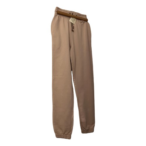 Pre-owned Baserange Trousers In Pink