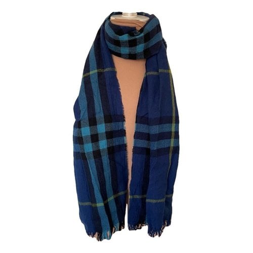 Pre-owned Burberry Scarf In Multicolour