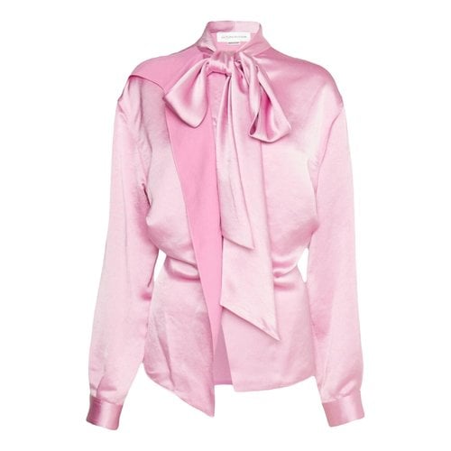 Pre-owned Victoria Beckham Blouse In Pink