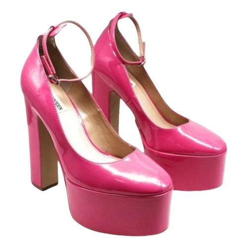 Pre-owned Steve Madden Leather Heels In Pink