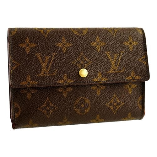Pre-owned Louis Vuitton Leather Wallet In Brown