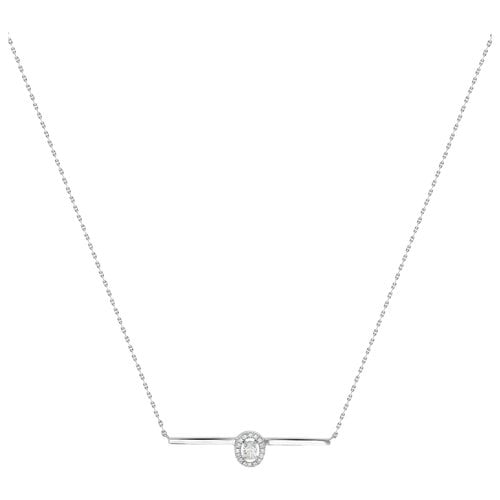 Pre-owned Messika White Gold Necklace