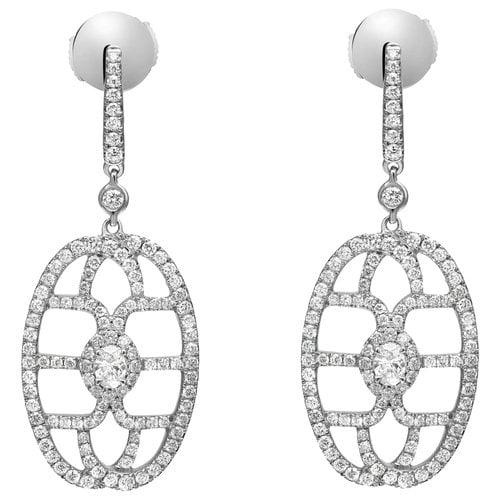 Pre-owned Messika White Gold Earrings