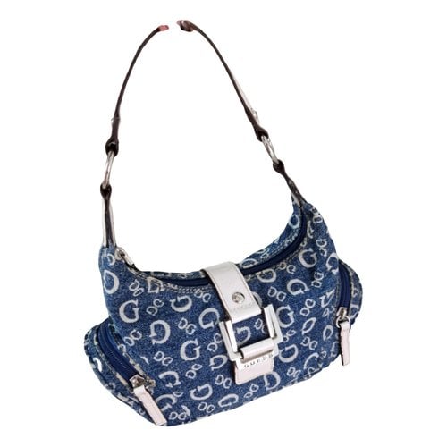 Pre-owned Guess Handbag In Blue