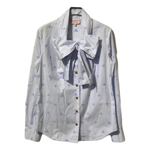 Pre-owned Vivienne Westwood Red Label Blouse In Blue