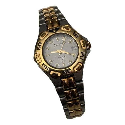 Pre-owned Bulova Silver Watch