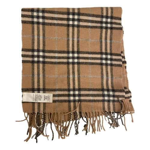 Pre-owned Burberry Cashmere Scarf In Other