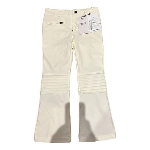 Pre-owned Perfect Moment Kids' Pants In Ecru