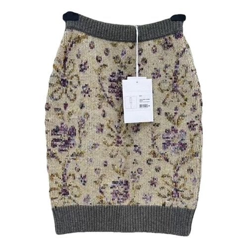 Pre-owned Chanel Cashmere Skirt In Multicolour