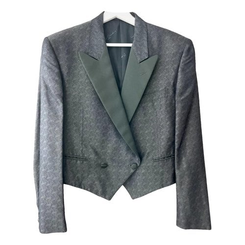 Pre-owned Pierre Cardin Silk Short Vest In Metallic