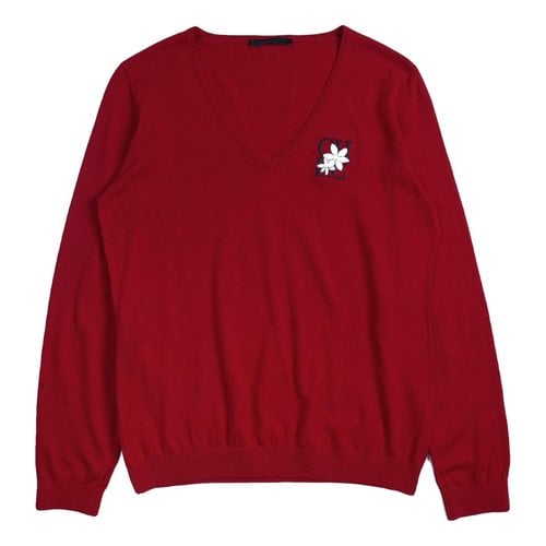 Pre-owned Carolina Herrera Sweatshirt In Red