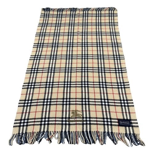 Pre-owned Burberry Wool Scarf & Pocket Square In Other