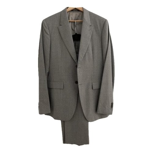 Pre-owned Viktor & Rolf Wool Suit In Grey