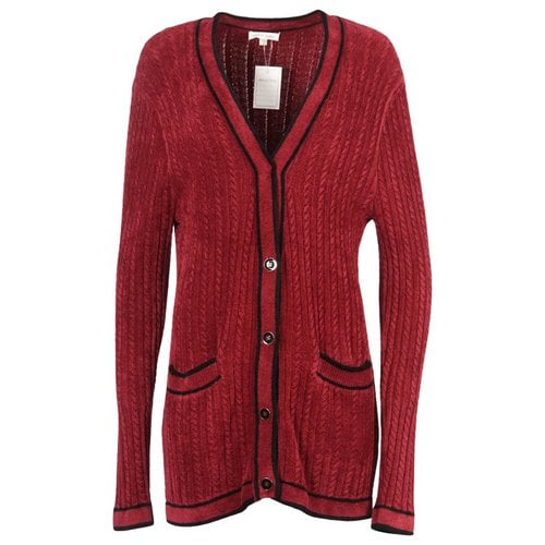 Pre-owned Ronny Kobo Cardigan In Red