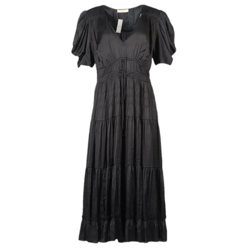 Pre-owned Ulla Johnson Maxi Dress In Black
