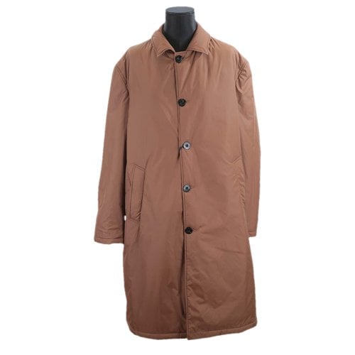 Pre-owned Tommy Hilfiger Coat In Brown
