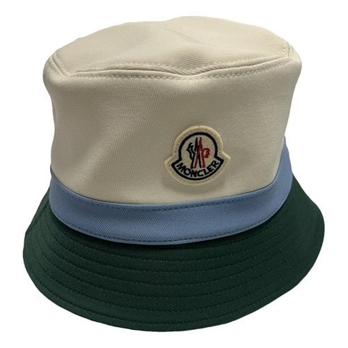 Pre-owned Moncler Hat In White