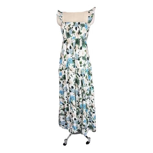 Pre-owned Agua By Agua Bendita Mid-length Dress In White