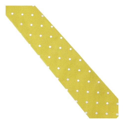 Pre-owned Paul Smith Silk Tie In Yellow