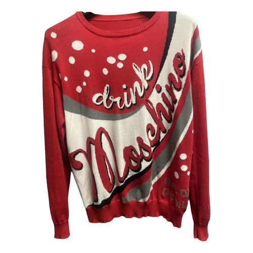 Pre-owned Moschino Pull In Red