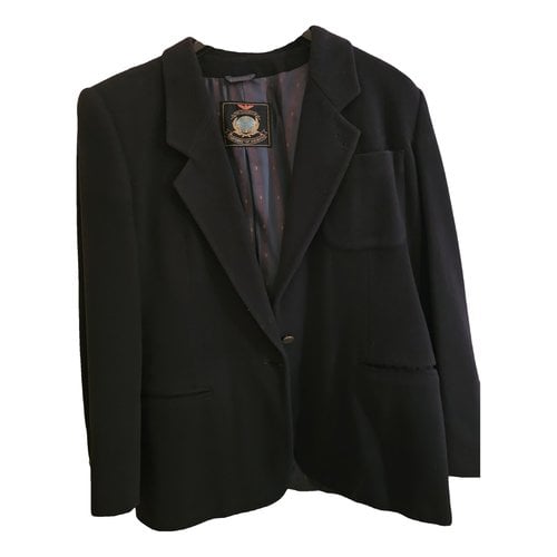 Pre-owned Emporio Armani Cashmere Vest In Black