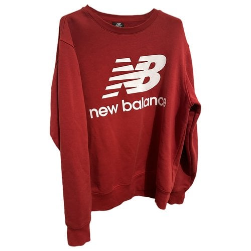 Pre-owned New Balance Sweatshirt In Red