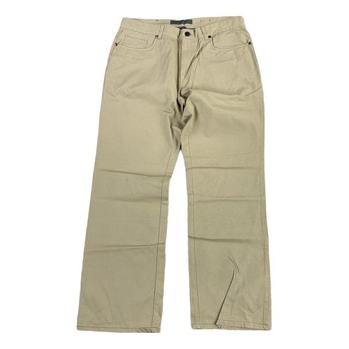 Pre-owned Givenchy Trousers In Beige