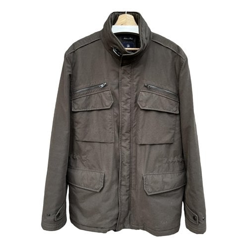 Pre-owned Fay Vest In Brown