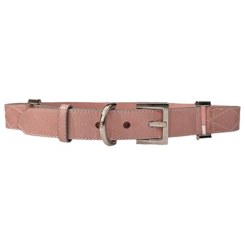 Pre-owned Givenchy Leather Belt In Pink
