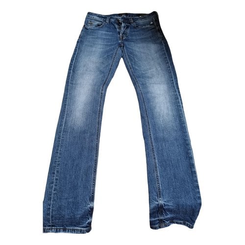 Pre-owned Uniform Experiment Slim Jean In Blue