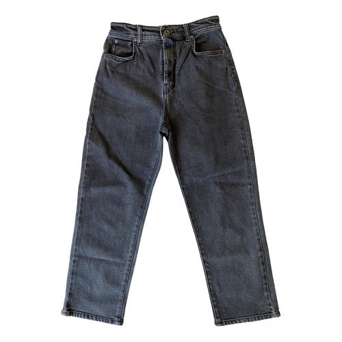 Pre-owned Max Mara Boyfriend Jeans In Anthracite