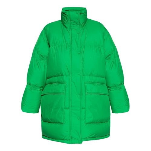 Pre-owned Stand Studio Puffer In Green