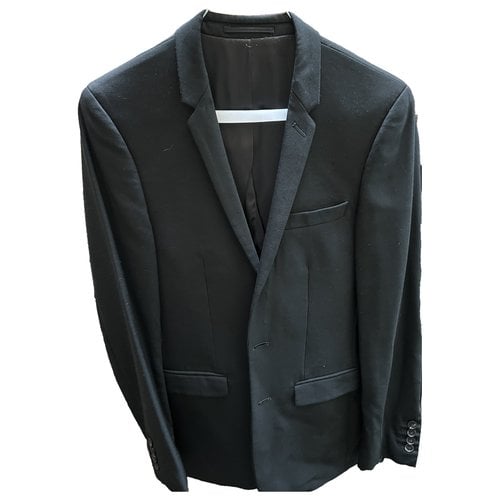 Pre-owned Sandro Wool Suit In Black
