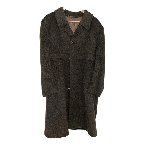 Pre-owned Hunza G Wool Coat In Grey