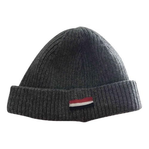 Pre-owned Moncler Cashmere Hat In Anthracite